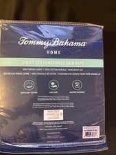 Tommy Bahama King Super Soft Cotton Sheet Set Of 4 112 X102 Off White NEW