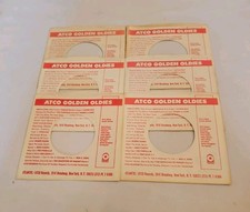 45 RPM 7" RECORD SLEEVES CO. SLEEVE 6 PACK SEE PHOTOS ATCO Golden Oldies SLV371