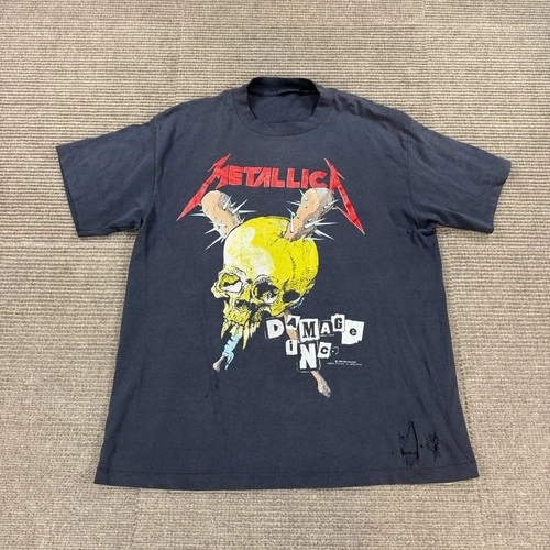 Metallica Damage Inc T-Shirt Pushead Concert To 1980s vintage concert t-shirt, vintage, single stitch, B+ condition