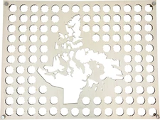 Beer Cap Map Trap, Wall Mount Beer Bottle Cap Holder Display Decor Art, Great Gi