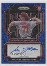 2022 Panini Prizm Rookie Blue Donut Circle 20/50 Mason Thompson #RA-MT Auto 10k8