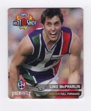 AFL Tazo card Smiths Hot Shots 2006. Fremantle Dockers Luke McPharlin
