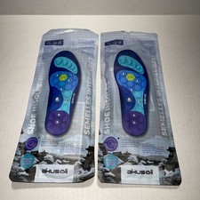 AKUSOLI Magnetic Shoe Insoles Arch Support Inserts for Pain Plantar Fasciitis X2