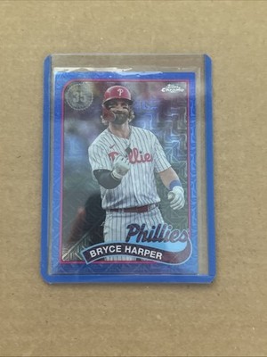 2024 Topps Series 1 - 1989 Topps Chrome Silver Pack Bryce Harper #T89C-48...