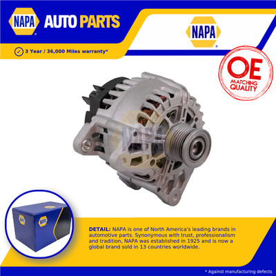 Alternator fits RENAULT SCENIC Mk3, Mk4 1.2 2012 on NAPA 231000643R 231001255R