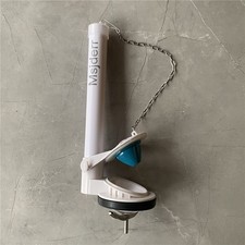 One Piece Flush Valve, Universal Repair Kit - 2 Inch Flapper/10 Inch High Ove...