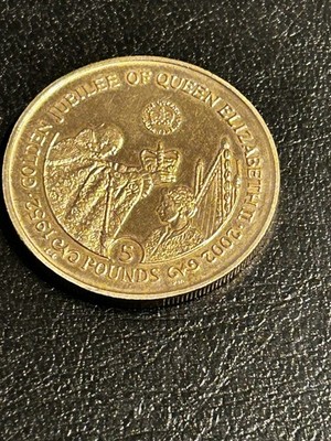 Königen Queen Elizabeth II 1952-2002 £5 Pounds Münze Coin Goldenes Jubiläum