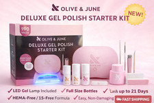 Olive & June Deluxe Gel Polish Starter Kit LE...
