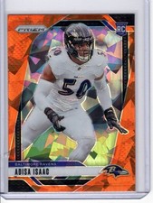 2024 Panini Prizm - Rookies Adisa Isaac #302 Orange Ice Prizm (RC)
