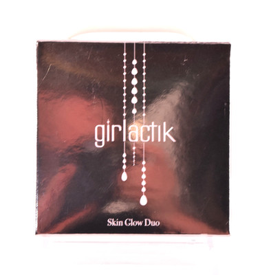 Girlactik Skin Glow Duo SUNSET 0.28 Oz Highlighter Compact 2 Shades NEW