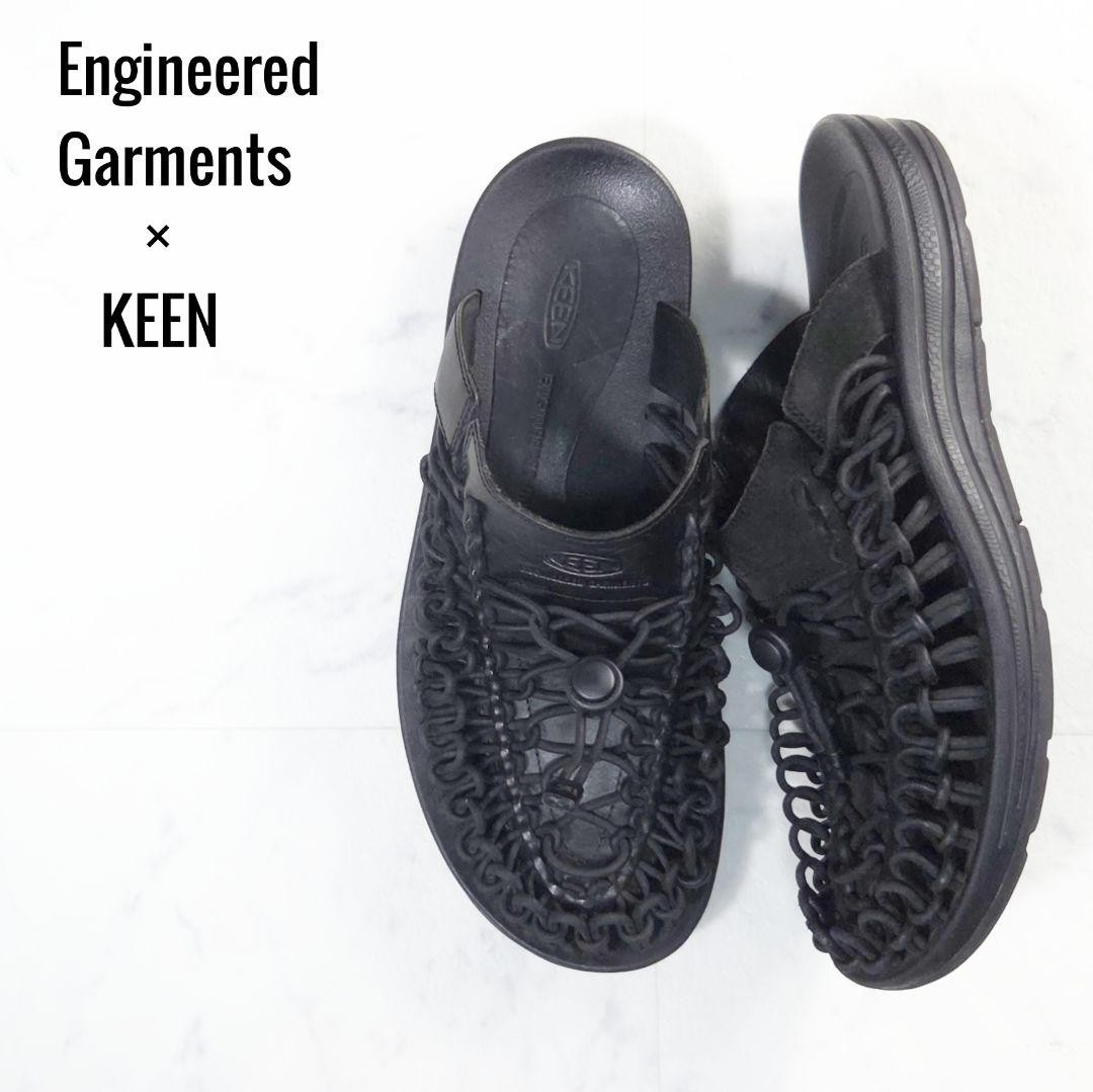 Engineeredgarments x KEEN UNEEK sandalo aperto in pelle slide