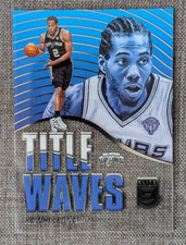 Kawhi Leonard Title Waves | 2021-22 Donruss Elite #15