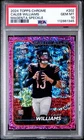 2024 Topps Chrome - Rookies Caleb Williams #202 Magenta Speckle /399 RC PSA 10