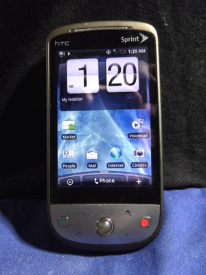 HTC HERO 200 Sprint PCS 3G Google Android Smart Phone Touchscreen GPS 3G  -AS IS