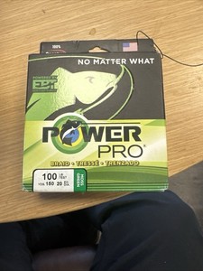 Power Pro Braid Fishing Line - Moss Green 100lb 150yds
