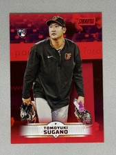 2025 Topps Stadium Club Tomoyuki Sugano #8 Red Rookie RC Baltimore Orioles 🔥￼