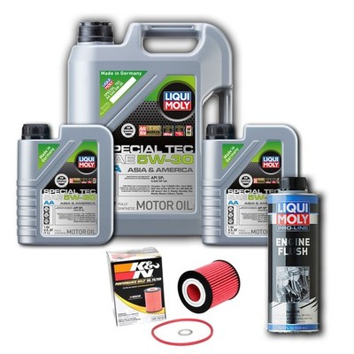 Hyundai Palisade 2020-25 Oil Change Kit - Liqui Moly Special Tec AA 5W-30 w/ Eng