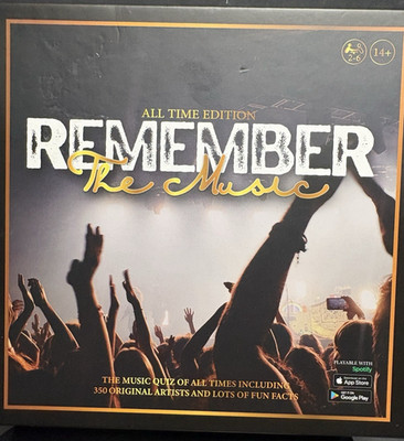 All Time Edition Remember The Music Interactive Music Quiz Game Brand New 14+