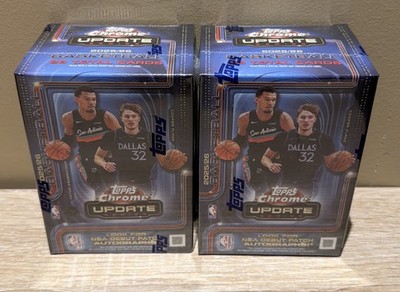 2025-26 Topps Chrome Update Basketball Value Blaster Box Sealed Lot Of 2