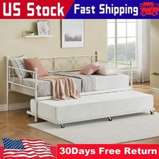Metal Sofa Bed Frame Heavy-duty Steel Slat Support For Bedroom Living/guest Room