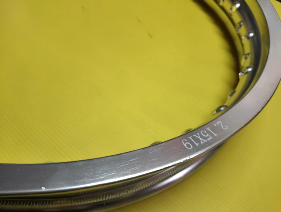 Alloy Wheel Rim 2.15X19 40H WM3.AJS BSA Triumph Royal Enfield Norton HARLEY - Image 2 of 4