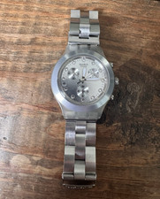 Swatch Irony Quartz Chronograph Date 30m Silv...