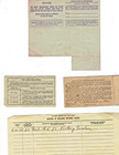 Lot WW2 Gasoline Purchase Permits +  Basic Mileage Rations Rationing Records — photo 3