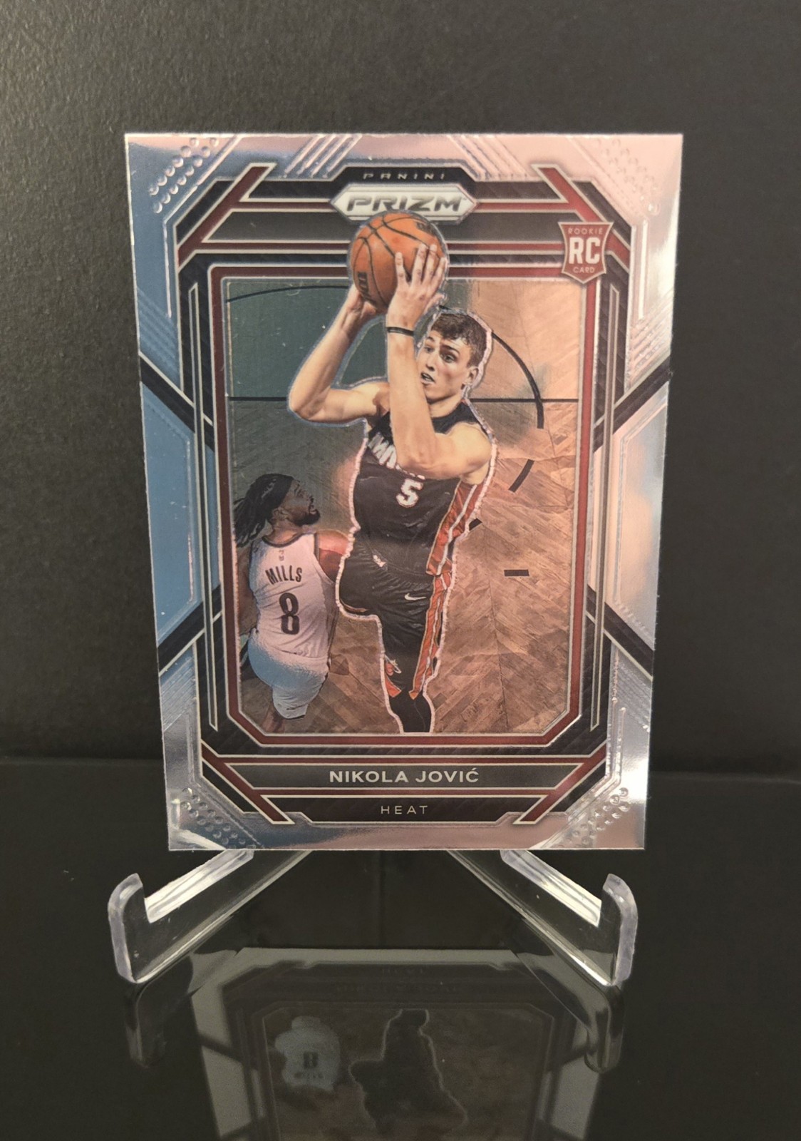 NIKOLA JOVIC RC 🔥  2022-23 Panini Prizm Rookie Card No. 236 Miami Heat