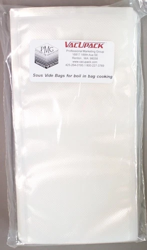 Sous Vide Bag Pouch 6"x12" Pint Food Saver Vacuum Sealing Storage