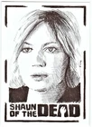 ACEO Sketch Card Shaun Of The Dead Kate Ashfield as Liz (ink) A