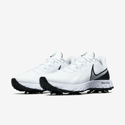 Golf Shoes Men's 8.5 Nike React Infinity Pro Wide Black White New Free Shipping