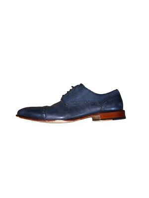 Joseph Abboud Brown and Blue Oxfords Joseph Abboud | Shoes | Joseph Abboud Blue Suede Shoes  main image 3