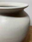 Van Briggle 7 7/8" tall vase matte white hand thrown art pottery vintage JR