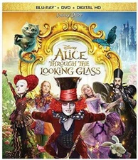 Alice Through the Looking Glass (BD + DVD + Digital HD) [Blu-ray] - VERY GOOD