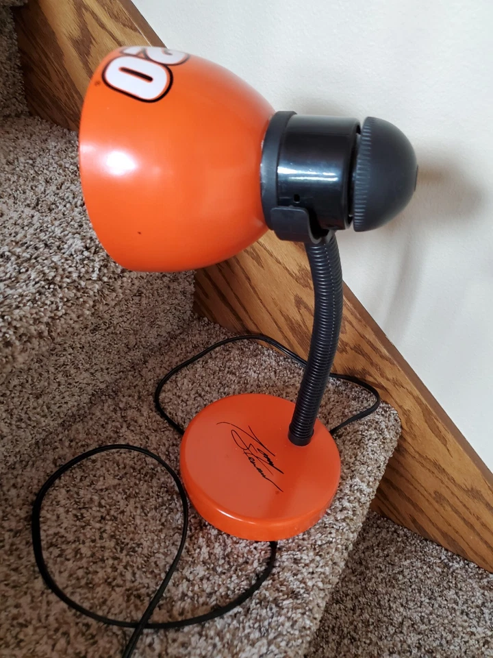 Tony Stewart Home Depot Naranja 14" Mesa de Escritorio Lámpara con Cable Luz NASCAR Carreras Foto 4 de 4