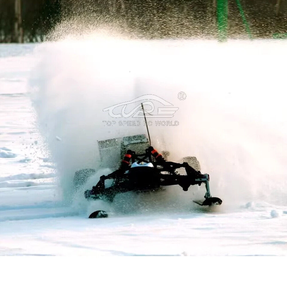 RC CNC Metal Caterpillar Band Track Kit For 1/5 HPI RV KM GTB TS BAJA 5B 5T 5SC - Image 3 of 4