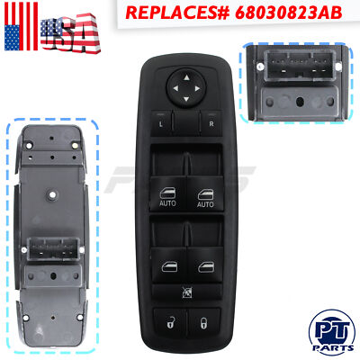 Front Left Driver Power Master Window Control Door Lock Switch for Jeep Dodge
