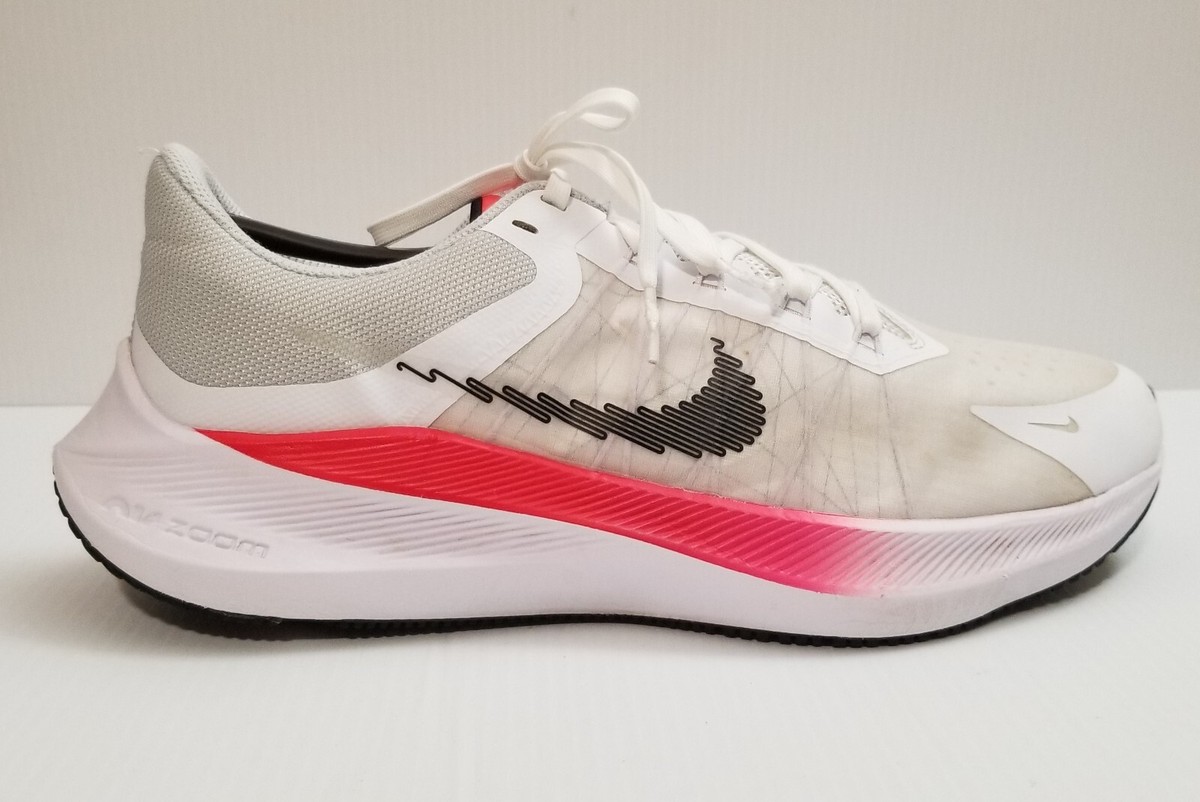 Nike Zoom Winflo Womens Shoes Sneakers Size 11 White Black Pink CW3421-100