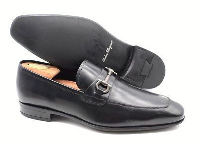 Salvatore Ferragamo Goliath Italian Leather brown Loafers perforated size 9.5D Купить salvatore ferragamo goliath men s brown leather  main image 3