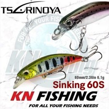 TSURINOYA DW67 Sinking Minnow Lure 60mm 6.1gr