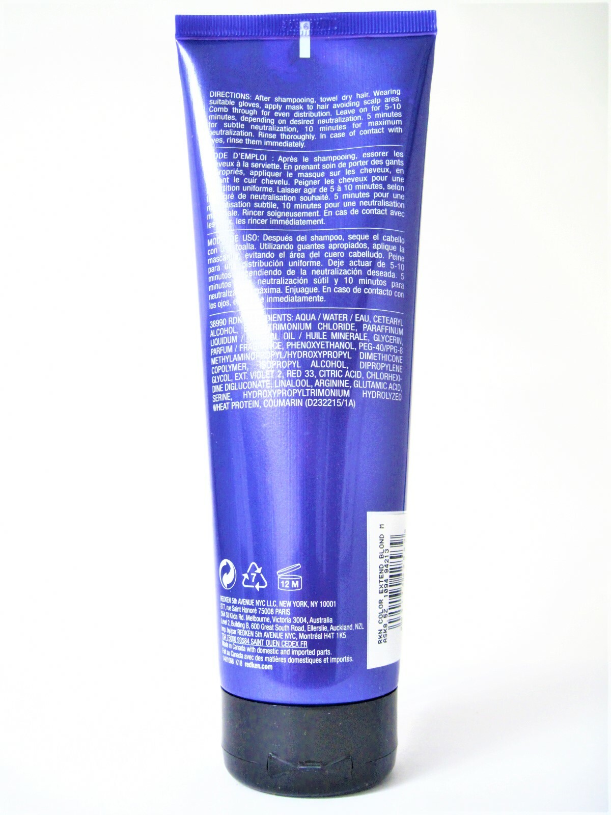 REDKEN COLOR EXTEND BLONDAGE EXPRESS ANTI BRASS PIGMENTED PURPLE MASK 8.5 OZ