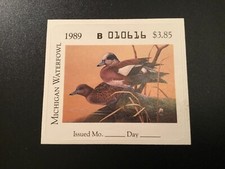ICOLLECTZONE US 1989 Michigan #14 XF NH 