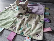 Taggies Signature Collection Flora Fawn Deer Plush Lovey Security Blanket
