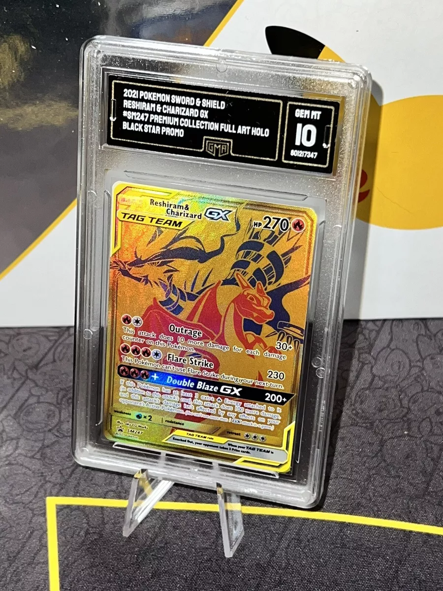 Opening Pokemon Reshiram & Charizard GX Gold Premium Collection