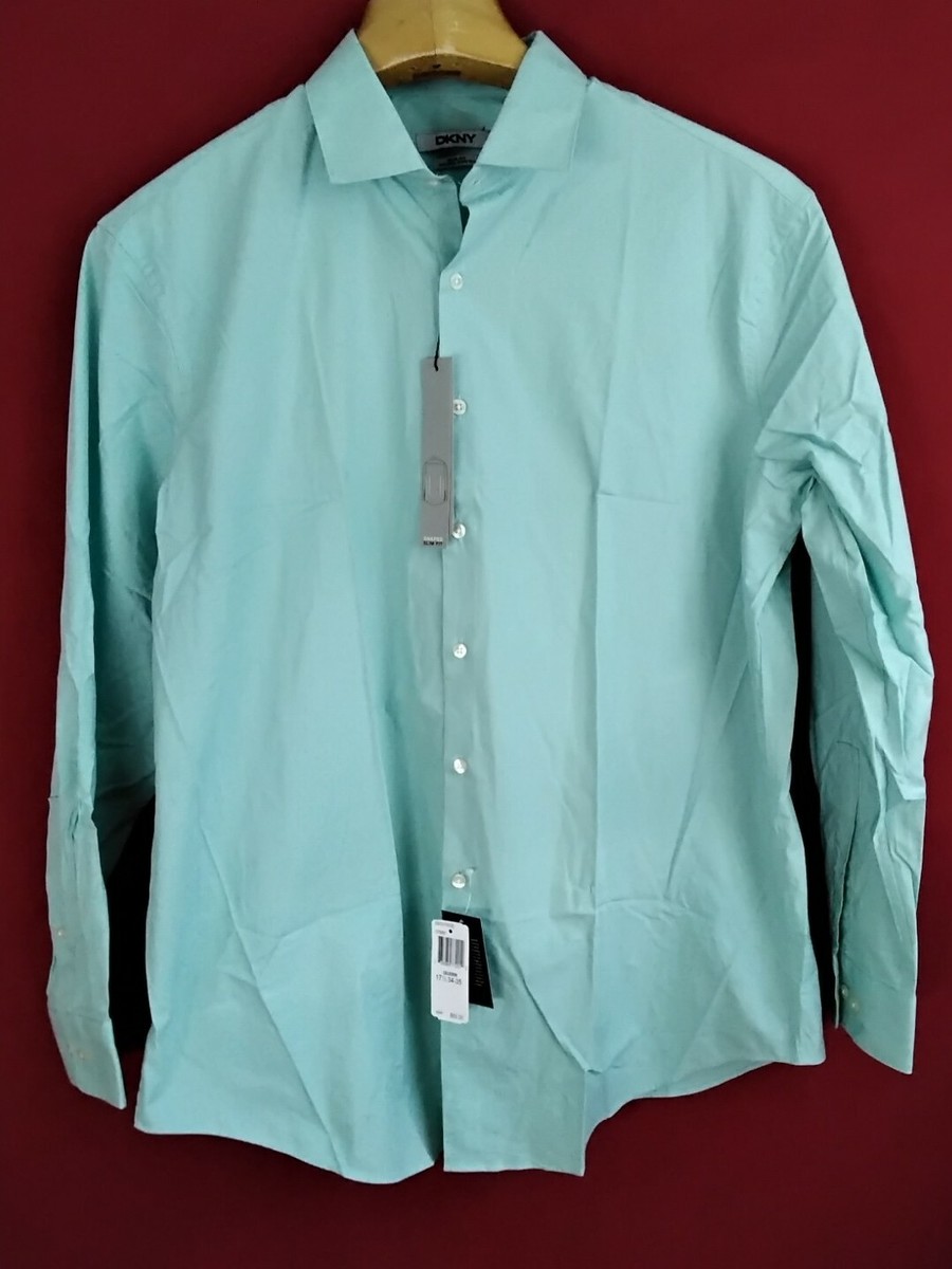 New w/tag Slim Fit Natural Stretch DKNY Size 34/35 Dress Shirt