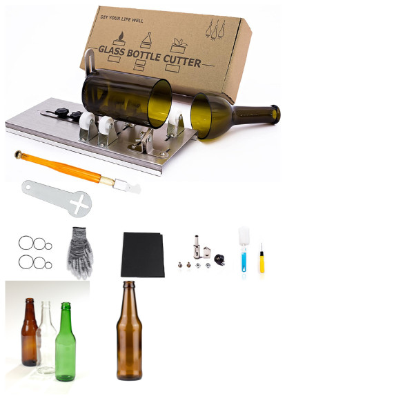 Glasschneider Für Flaschen, Glasflaschenschneider Diy-Gerät Zum Schneiden Von Bi