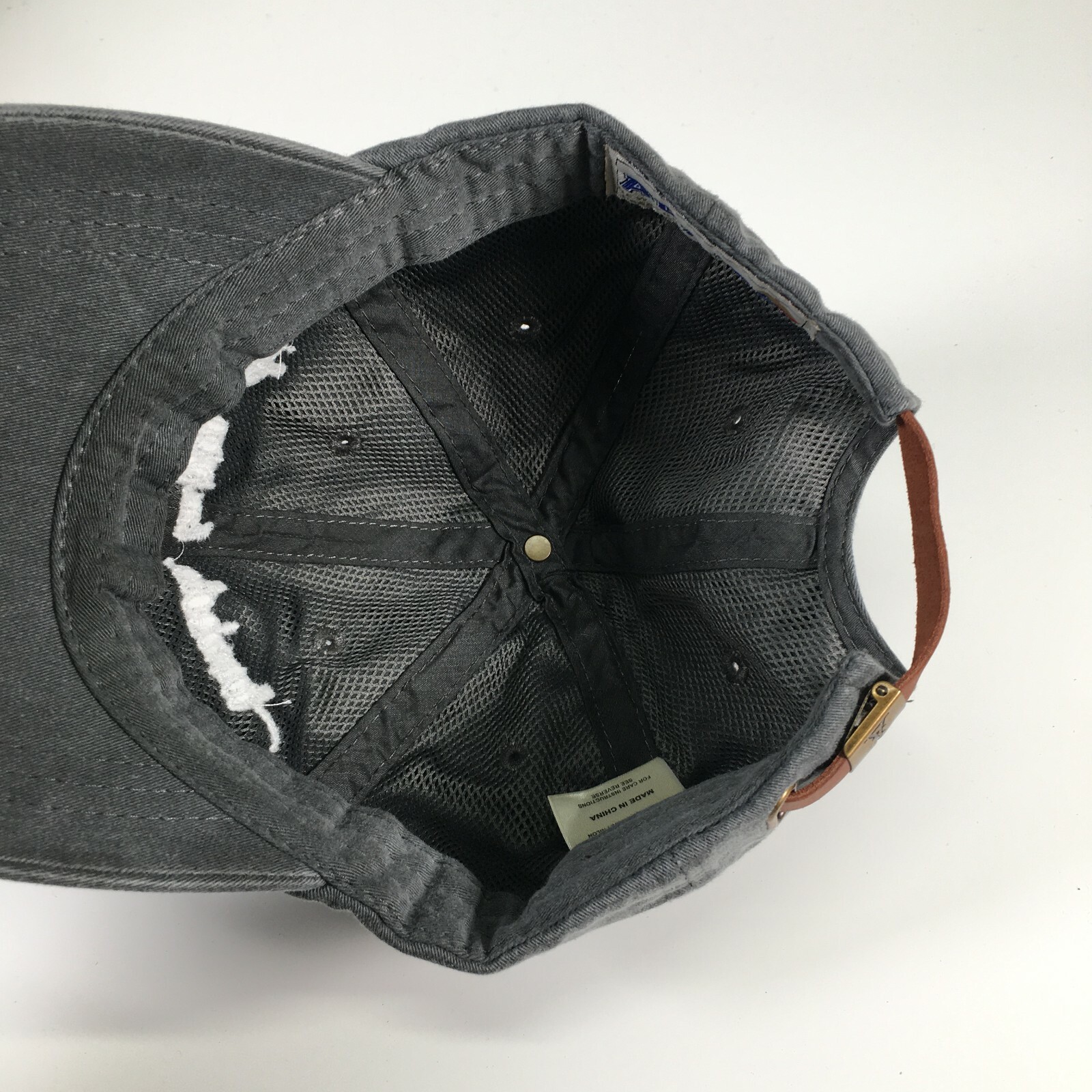 Lambda Kappa Chi Gray Baseball Cap Embroidered OS… - image 7