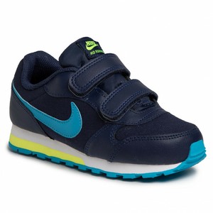 Nike Md Runner 2 Psv Strap Trainers Blue White 415 Uk 11 5 12 5 13 5 Ebay