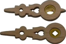 Wooden Cuckoo Clock Hands 1 1/8"