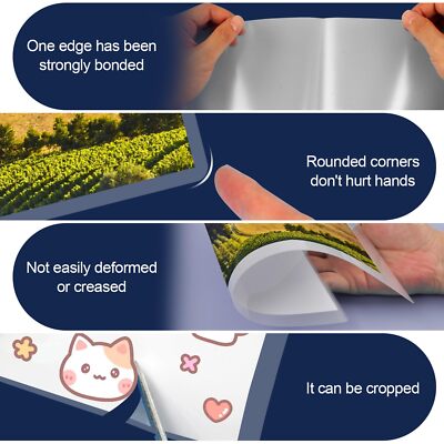 100-Pack 9x11.5 Inch Laminating Sheets - 3mil Thermal Pouches For 8.5x11 Paper